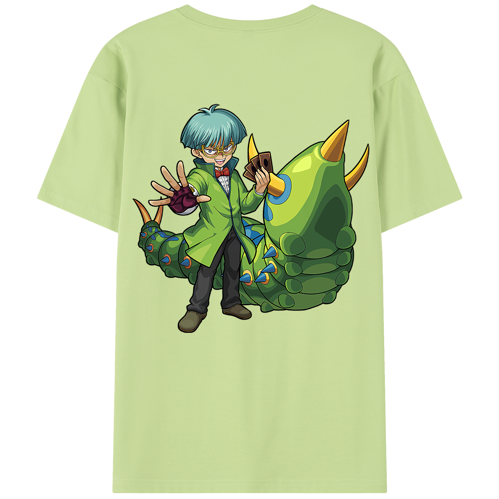 （画像用） 遊☆戯☆王 Yu-Gi-Oh! 綿100％半袖Tシャツ（背面プリント）